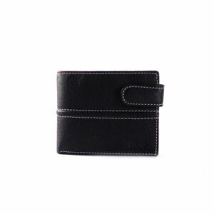 Billetera en piel Nilo tipo americana con cierre para hombre