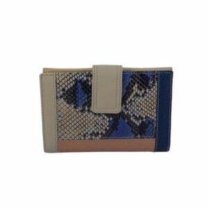 Billetero grande beis reptil