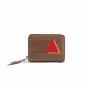 Monedero en piel Nilo con cremallera para mujer