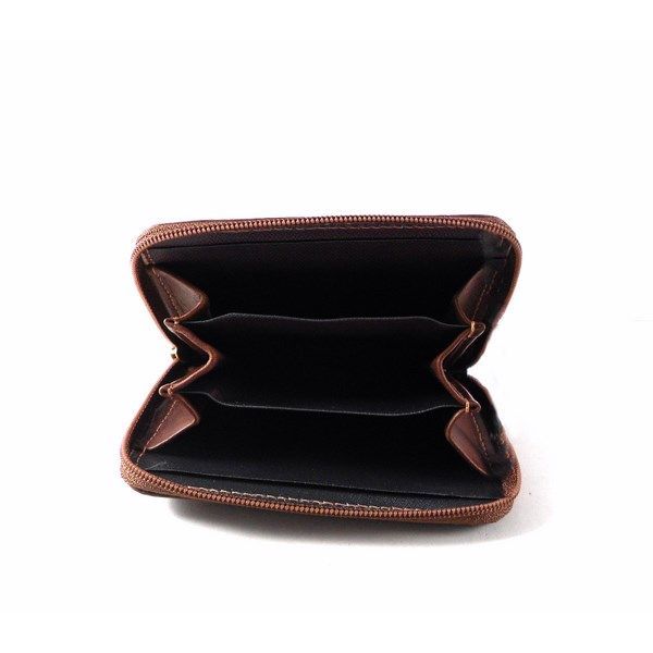 Monedero en piel para mujer con compartimentos y tarjeteros - Imagen 4