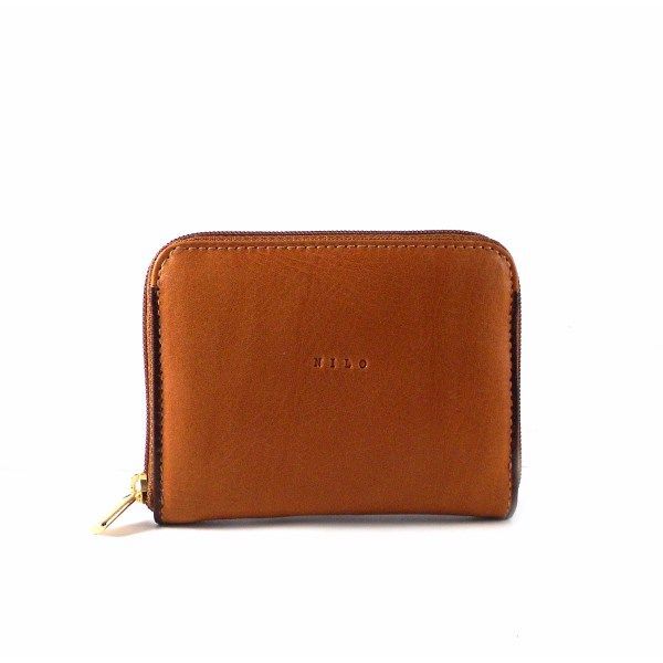 Monedero en piel para mujer con compartimentos y tarjeteros