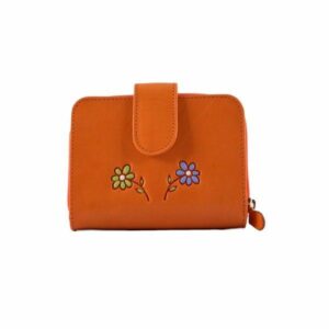 Billetero piel juvenil con monedero de cremallera