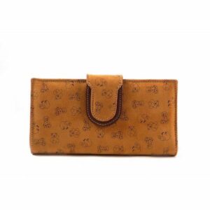 Cartera de piel grande Nilo con estampado de animales para mujer