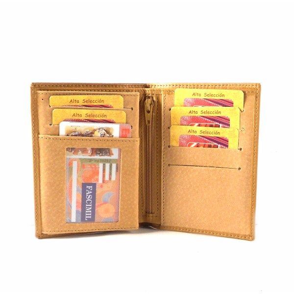 Cartera de piel Nilo para hombre con monedero y funda para carnet - Imagen 3