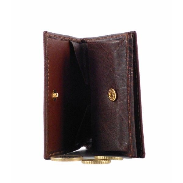 Cartera de caballero en piel tipo americano marrón o negra - Imagen 3