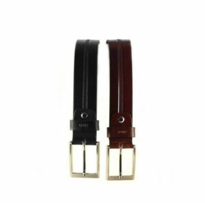 Cinturón sport piel Nilo marrón y negro