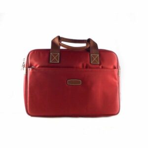 Portadocumentos unisex Hexagona nylon burdeos, camel y azul marino