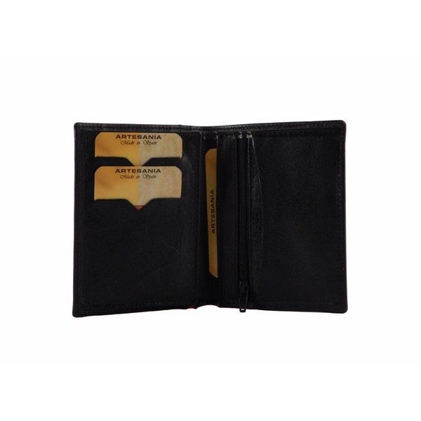 Carteras de caballero en color negro con detalles en otros colores - Imagen 2