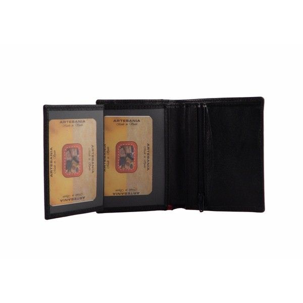 Carteras de caballero en color negro con detalles en otros colores - Imagen 3