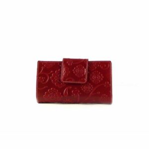 Billetera para mujer mediana de piel Nilo con print flores