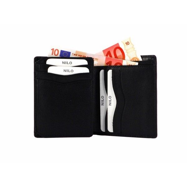 Cartera de piel atemporal para hombre marca Nilo con doble cierre - Imagen 2