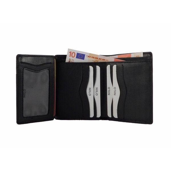 Cartera de piel atemporal para hombre marca Nilo con doble cierre - Imagen 3