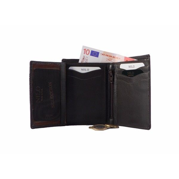 Carteras de piel clásica de la marca Nilo en colores negro o marrón - Imagen 3