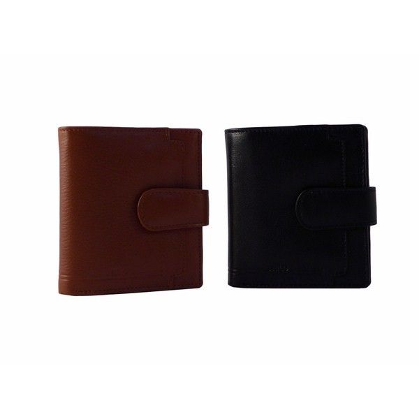 Cartera Nilo para hombre de piel en color negro o de cuero