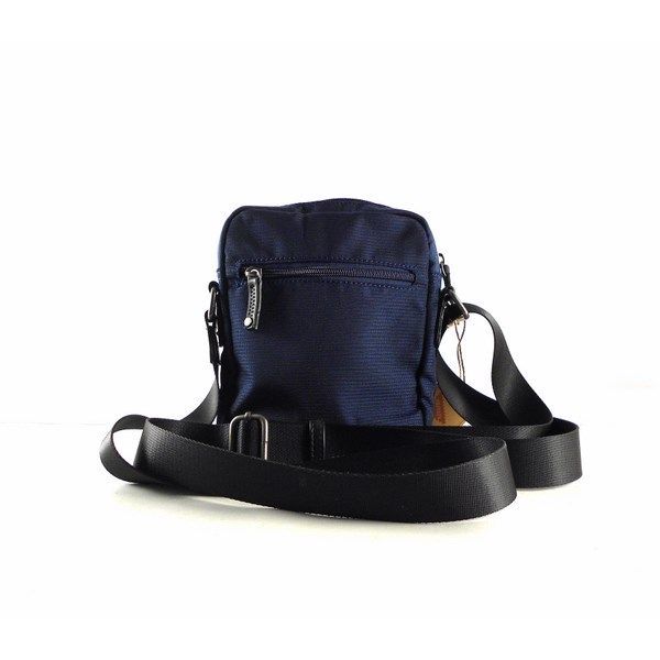 Bolso bandolera para hombre Privata 473 con cremalleras gris o azul marino - Imagen 4