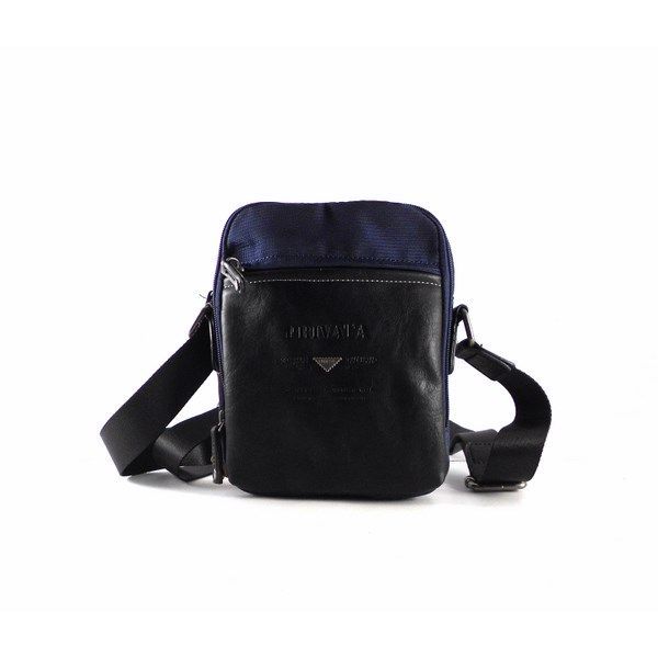 Bandolera para hombre Privata 47434 color azul marino o gris