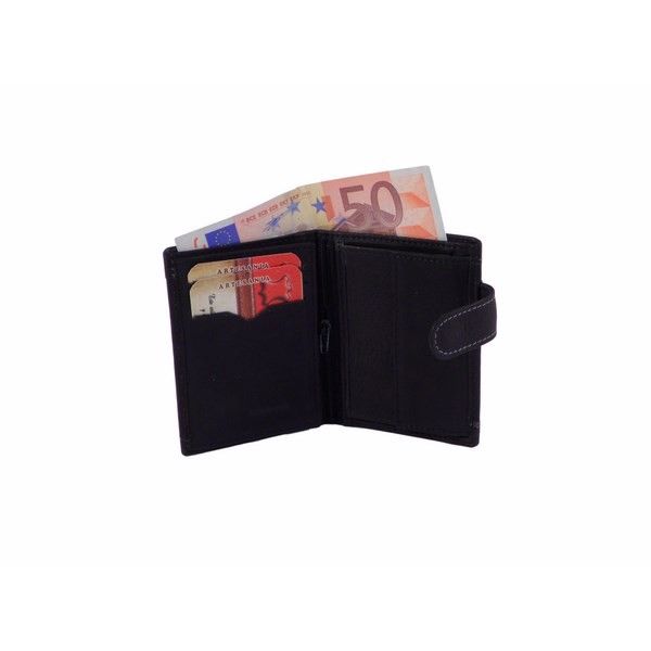 Cartera de piel para hombre con monedero - Imagen 6