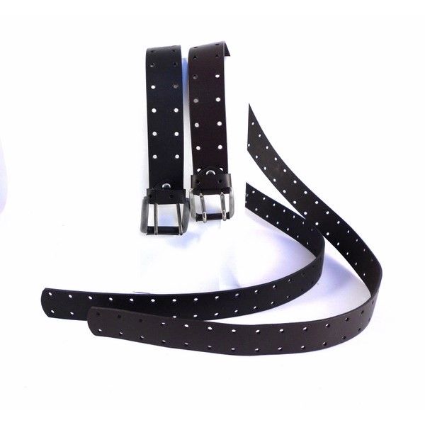 Cinturón piel sport agujereado