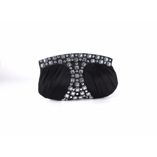 Cartera EFerri negra con metálicos plata - Imagen 2