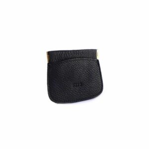 Monedero de piel para hombre color marrón o negro tipo clack