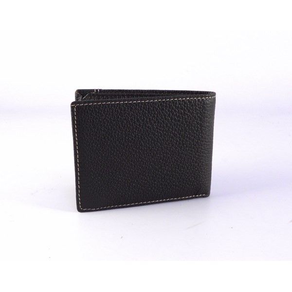 Billetero con monedero americano piel Nilo con pespuntes - Imagen 3