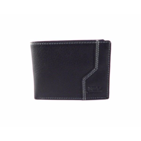 Billetero con monedero americano piel Nilo con pespuntes - Imagen 7