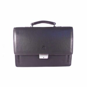 Portadocumentos en piel Matties color marrón para hombre