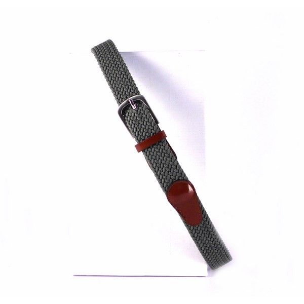 Cinturón elastico trenzado Nilo verde militar - Imagen 3