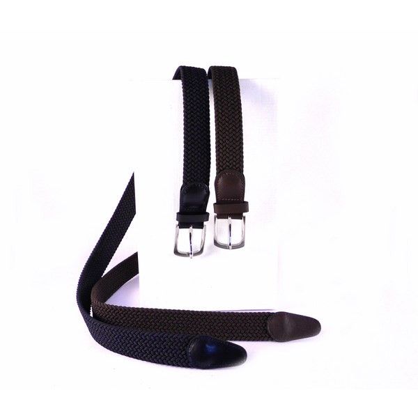 Cinturón elastico trenzado Nilo marrón