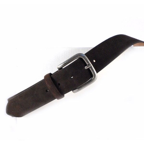 Cinturón piel de ante ancho Nilo - Imagen 7