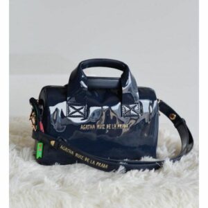 Bolso bowling Agatha Ruiz de la Prada charol marino