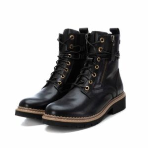 Botines de mujer CARMELA estilo motero color negro