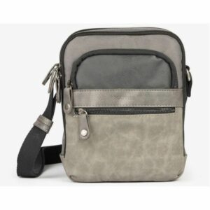 Reportero para hombre Matties Bags cremalleras negro