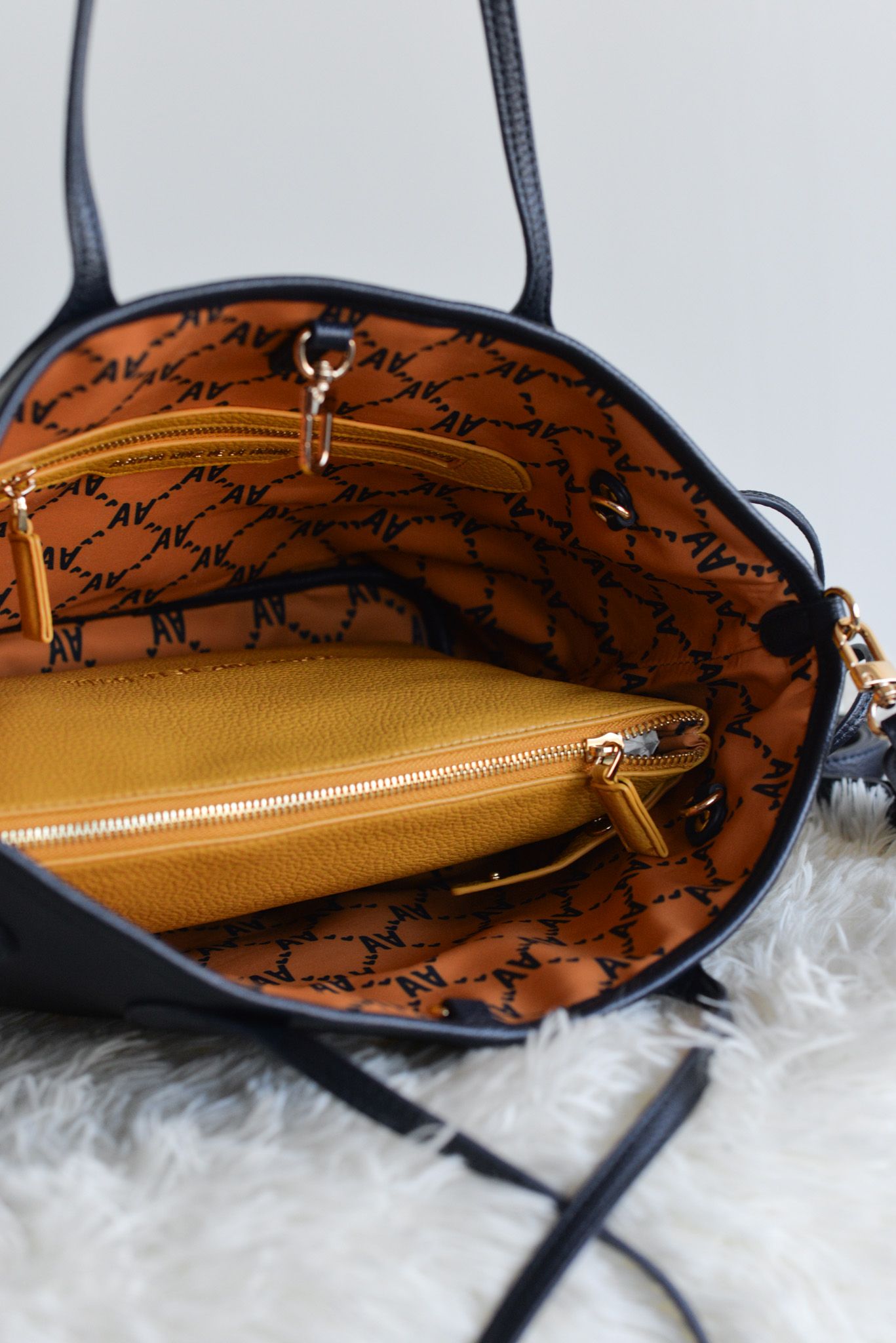 Shopper reversible Agatha Ruiz de la Prada azul marino - Imagen 4