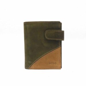 Cartera Hombre vertical con cierre Nilo Con Monedero En Piel Serraje