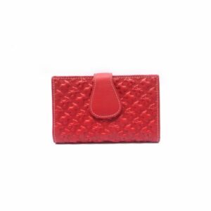 Cartera pequeña para mujer en piel Nilo print ositos con monedero de cremallera