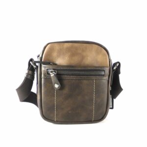 Bandolera pequeña hombre Matties marrón combinada