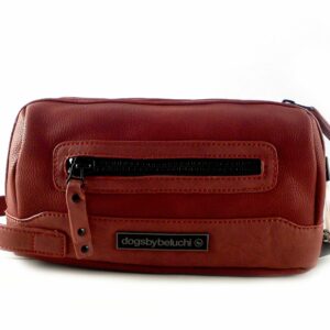 Bolsa de aseo Dogs by Beluchi burdeos o azul marino