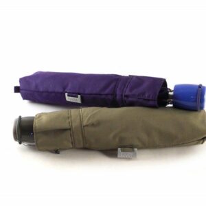 Paraguas Vogue plegable color verde y morado