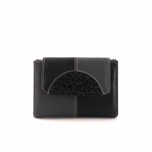 Billetero pequeño mujer piel auténtica NILO combinado