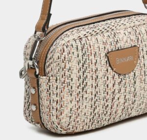 Bolso bandolera Binnari modelo Júcar color natural