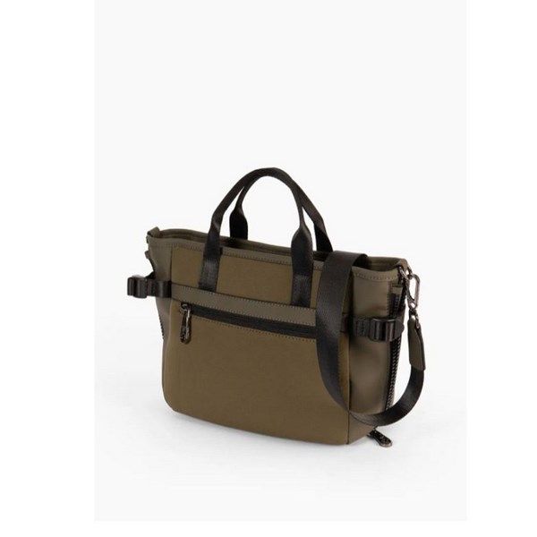 Bolso de mano neopreno PEPE MOLL kakhi - Imagen 3