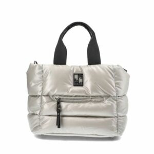 Bolso asas de mano PEPE MOLL acolchado tecno pearl