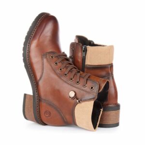 Botines para mujer REMONTE x Elle D1A70-23 marrón