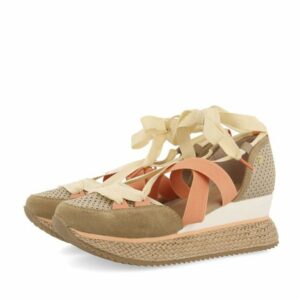 Sneakers abiertos GIOSEPPO TOTNES beige con cuña