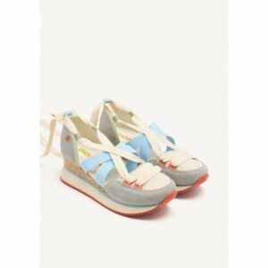 Zapatillas abiertas GIOSEPPO en piel de cuña rafia Hinesburg