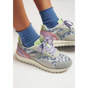 Zapatillas GIOSEPPO en piel y rejilla CAVENDISH multicolor