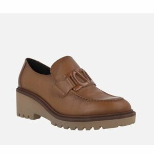 Zapatos de cuña en piel VIGUERA cuero