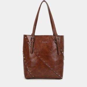 Bolso dos asas BINNARI Freeda color cuero